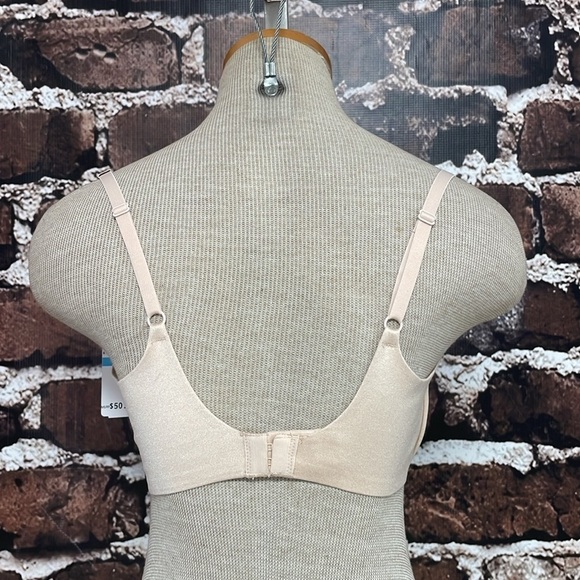 Felina Joslyn Bra Women's 34C Tan NWT Minimalist Smoothing - Picture 9 of 12